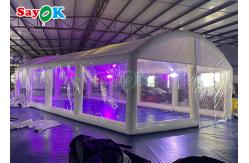 China Digital Pringting Inflatable Pool Shade Bubble Dome Building Covered Air Cover Water Tent supplier