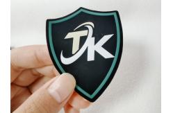 China High Density Heat Transfer Garment Labels Eco Friendly Silicone Material supplier