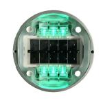 Road Cone Sign G105 White LED Solar Road Stud with Embedded Reflective Material for sale