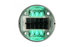 China Road Cone Sign G105 White LED Solar Road Stud with Embedded Reflective Material supplier