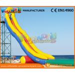 0.55 MM PVC Tarpaulin Crazy Long Water Slide City Giant Inflatable Water Slide for sale