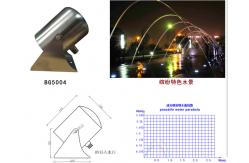China 2000L/H Laminar Water Jet Fountain With 3w RGB Stainless Steel Lights supplier