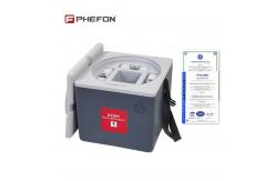 China Phefon Grey 1.7Ltr Vaccine Cooler Box For Cold Chain Storage supplier
