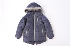 China Multicolour Olive Navy Boys Longline Puffer Coat 100% Polyester Fiver supplier