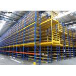 Warehouse Storage Mezzanine Racking System Powder Coated Surface Stable for sale