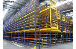 China Warehouse Storage Mezzanine Racking System Powder Coated Surface Stable supplier