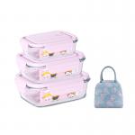 680ml Snap Locking Airtight Glass Meal Prep Container