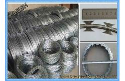 China 450mm Coil Diameter Galvanized Binding Wire Concertina Razor Barbed Wire supplier