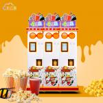 Red Popcorn Vending Machine 500kg 60 Servings Capacity For Schools / Universities for sale