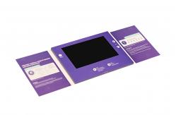 China lcd video greeting card 7 inch for small business and invitation supplier