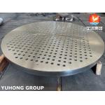 ASTM A182 F316 Tube Sheet Large Diameter Stainless Steel Forged For Heat Exchanger Components for sale