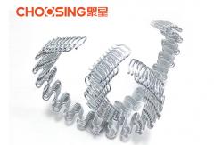 China Round 3.8mm Upholstery Zig Zag Springs OEM Accepted High Tension Snake Springs supplier