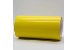 China 1Mil High Temperature Adhesive Label Material Matte Yellow Permanent Adhesive Polyimide With Glassine supplier