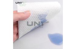 China White Wet Wipes Spunlace Nonwoven Fabric Embossed 100CM Width supplier