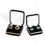 Standing Jewelry Velet Box For hoop earring packaging and creative jewelry packaging for sale