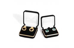 China Luxury Engagement Ring Earring Necklace Storage Box With Custom Logo And Design supplier