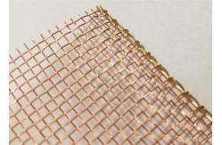 China 20 Mesh Aperture Grid Wire Mesh Tight Plain Weave Copper supplier