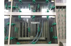 China Patterns Logos Textures Vertical Etching Machine For Stainless Steel Metal Surfaces supplier