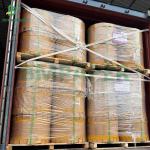 30g Single Gloss Waxed Black Paper Roll 370mm 375mm 380mm Premium Inner Liner For Mango Bags for sale