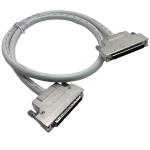 Custom Grey SCSI Connector Cable 68 Pin 100 Pin Male Cable Ul20276 28awg Cable for sale