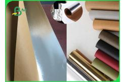 China Sewable Tear - Resistant Washable Kraft Paper Fabric In Roll Making Bags Wallets supplier