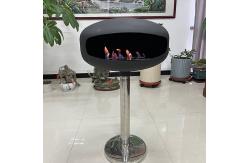 China Stainless Steel Freestanding Bioethanol Fireplace Extended Burn Time Ethanol Burner supplier