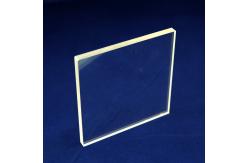 China Double Plane Rectangular Sapphire Windows For Sensors Detectors supplier
