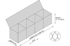 China Hexagonal 2m Galvanized Gabion Boxes Wire Mesh Baskets Walls Hot Dipped supplier