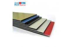 China 4mm PVDF Coated 3003 Alloy Aluminium Sheet Wall Cladding Composite Board Antibacterial ISO9001 supplier