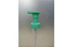 China Matt Effect 30mm Foam Pump Bottle Head With Clear Overcap High Flexibility supplier