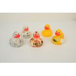 Professional OEM floating duck with metal weighted duck embossed custom duck toy