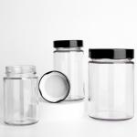 Wholesale Round Glass Pickles Jar 195ml 240ml 350ml  Honey Spice Chili Sauce Tomato Paste Jelly Glass Jars for sale