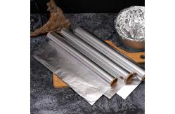 China Silver Food Grade Aluminum Roll Foil Customized Odorless For Catering supplier