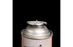 China CMYK Printing Refill Small Butane Gas Canister 220g With Valve supplier