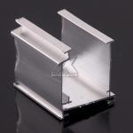 Natural Silver Metal Fence Frame , Aluminium Furniture Profiles For Fence for sale