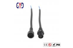 China Small Male Female Waterproof Electrical Plug IP68 2 Pin To 4 Pin supplier