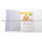 3 Folds Music Greeting Card , Custom Voice Invitation Card for gifts