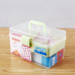 Medication Storage Bins With Handle