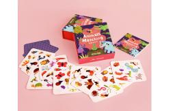 China CMYK Printing Animal Matching Cards For Kids Education supplier