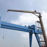 Stiff Boom Heila Small Tonnage Vessel Marine Deck Crane for sale