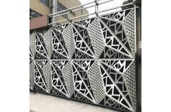 China Aluminum Facade 3D Laser Cut Metal Wall Panels Customized Pattern supplier