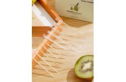 China Individually Plastic Bag Wrapper Bamboo Tooth Picks For Fruit Salad supplier