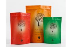 China Soft Touch Stand Up Doypack Cookie Snack Bag Packaging Hemp Bag With Zipper supplier