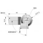 Padlockable Quarter Turn Lock Chrome Coated Industrial Cam Cylinder Locks
