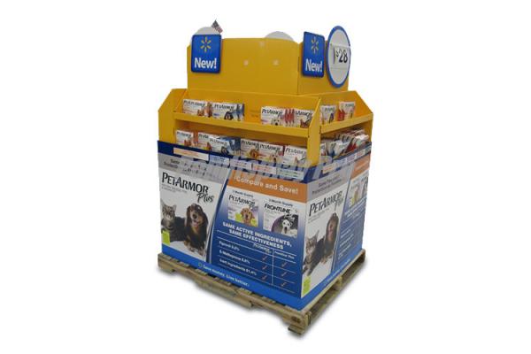 Double Wall Cardboard Pallet Display