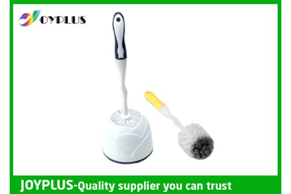 Simply Design White Plastic Toilet Brush And Holder Multi Purpose HT1020