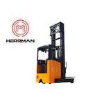 Narrow Channel 48V 1500kg Electric Reach Forklift Stand Type for sale