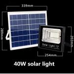 6500k 63PCS LED 20000MAH Flood Solar Light 40W IP67 for sale