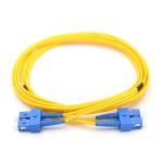 Single Mode 9/125 Duplex Fiber Optic Patch Cord SC UPC To SC UPC for sale