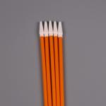Cleanroom Bend Flexible Paddle Polypropylene Handle Polyester Microfiber Head Cleaning Swabs